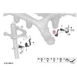 Original BMW Sensor Ketinggian Lampu Headlight Aim Control Rod Sensor KANAN G30 G31 F90 M5 G11 G12 G14 G15 G16 F91 F92 F93 M8G05 X5 G06 X6 G07 X7 G09 XM 37146873098 - Image 4