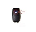 Original Sticker VW Scirocco Polo Golf Logo Emblem Kunci Remote - Gambar 5
