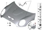 Original MINI Countryman F60 Hood Hinge Engsel Kap Mesin KANAN - Image 5