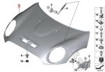 Original MINI Clubman F54 Cooper S Engine Hood Air Scoop Kap Mesin