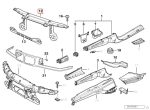 Original BMW E36 Bull Head Front Radiator Support Bracket 41138122560 - Image 6