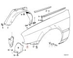 BMW E30 M3 M Sport E3 Panel Body Fender Depan Kiri 41352233019 - Image 4