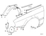 BMW E30 M3 M Sport E3 Panel Body Fender Depan KANAN 41352233020 - Image 4