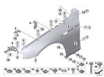 Original BMW F06 F12 F13 Panel Body Fender Depan KANAN 41357230578 - Image 5