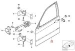 Original BMW E46 Sedan Door Panel Body Pintu Depan KANAN 41517034152 - Image 6