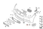 BMW E90 E92 E93 M3 Set of PDC Mounts Sensor Parkir Depan 51110432249 - Image 4