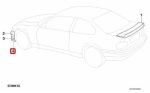 Original BMW E36 M Tech Spoiler Lip Bawah Bemper Depan KANAN - Image 5