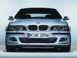 Original BMW E39 M5 M Tech Gril Grill Bemper Depan Tengah 51112496285 - Gambar 5