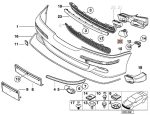 BMW E39 M Sport Selongsong Air Duct Alternator Bemper Depan KIRI - Image 5