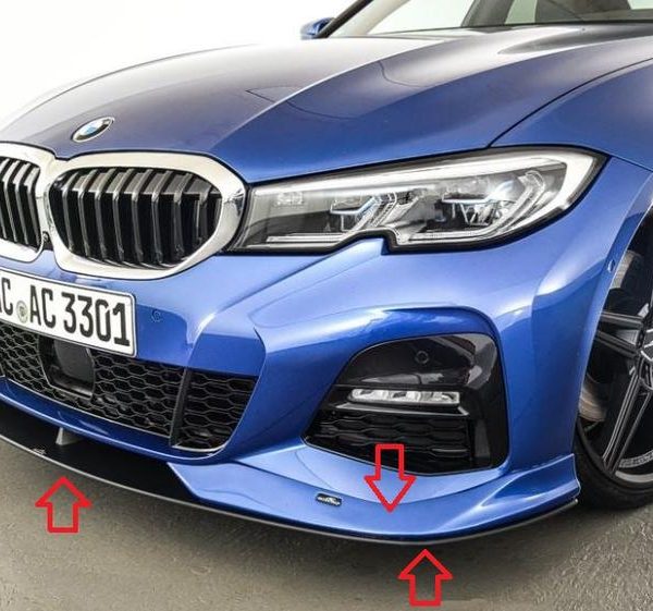 Original AC Schnitzer BMW G20 G21 M Front Splitter Spoiler Lip Element