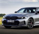 BMW G20 G21 M340i LCI Mesh Style Kidney Grill Shadowline Gloss Black - Image 4