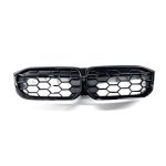 BMW G20 G21 M340i LCI Mesh Style Kidney Grill Shadowline Gloss Black - Image 5
