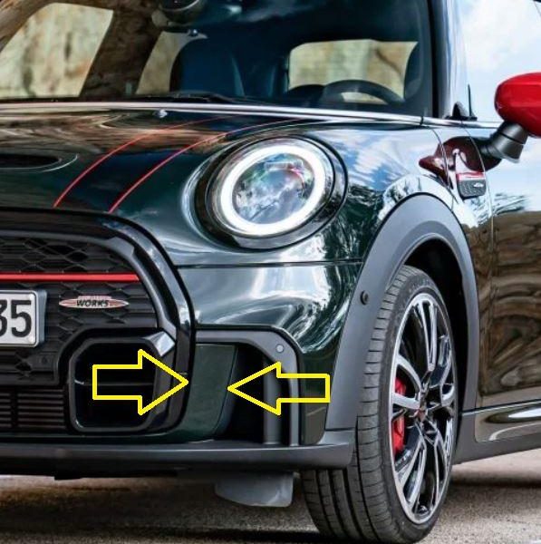 Original MINI F55 F56 F57 LCI JCW Trim Panel Bawah Bemper Depan KIRI