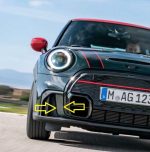 Original MINI F55 F56 F57 LCI JCW Trim Panel Bawah Bemper Depan KANAN