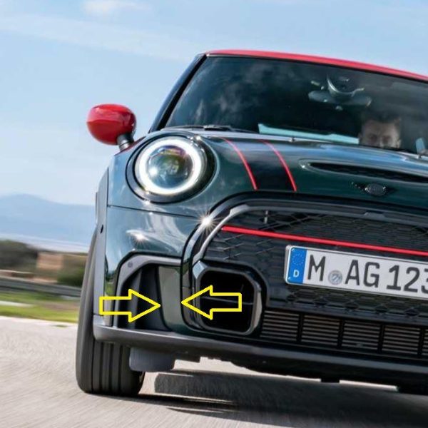 Original MINI F55 F56 F57 LCI JCW Trim Panel Bawah Bemper Depan KANAN