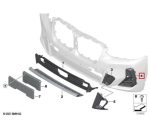 Original BMW G01 X3 LCI M Sport Cover Gril Bemper Depan KIRI - Image 3