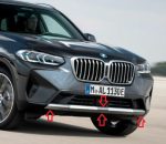 Original BMW G01 X3 LCI Trim Finisher Tengah Bawah Bemper Depan
