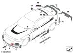 BMW G87 M2 M Performance Carbon Fiber Brake Air Duct Selongsong Rem - Image 6