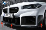 Original BMW G87 M2 M Performance Front Attachment Carbon Spoiler Lip