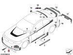 Original BMW G87 M2 M Performance Front Attachment Carbon Spoiler Lip - Image 6