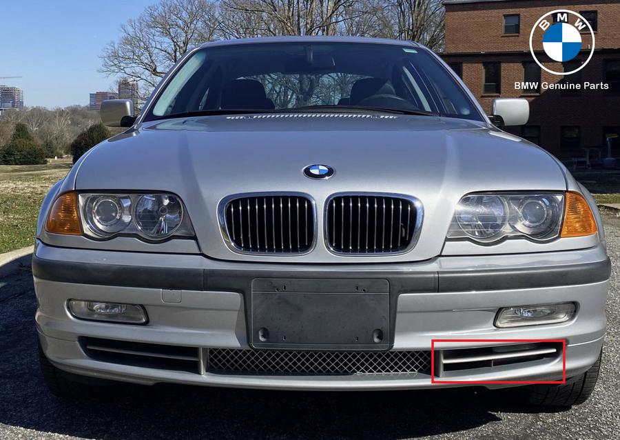 51117016511_A Original BMW E46 330i Titan Trim Cover Lis Bemper Depan KIRI - Image 1