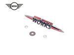 Original MINI R60 R61 JCW Front Lettering Logo Emblem Grill Depan