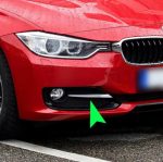 Original BMW F30 Sport Trim Cover Grill Lis Bemper Depan KANAN - Image 5