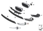 Original BMW F15 X5 Pure Experience Trim Lis Silver Bemper Depan KIRI - Image 6