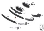 Original BMW F15 X5 Pure Experience Grill Rambang Bemper Depan Tengah - Image 6