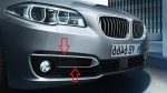 Original BMW F10 LCI Lis Chrome Moulding Gril Bemper Depan KANAN