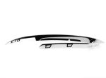 Original BMW F10 LCI Lis Chrome Moulding Gril Bemper Depan KANAN - Image 4