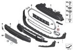 MINI F55 F56 F57 Brake Duct Finisher Selongsong Rem Gloss Black KANAN - Image 5