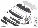 Original MINI Cooper F56 F57 JCW GP Fog Lamp Delete Grill SET - Image 4