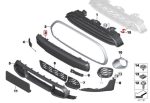 Original MINI F55 F56 F57 Front Bumper Cover Bemper Depan 51117379434 - Image 3