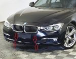 Original BMW F30 LCI Lis Chrome Luxury Line Bemper Depan - Tengah - Image 6