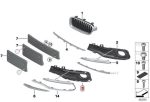 Ori BMW F30 320i LCI Sport Line Gril Air Intake Grill Bemper KANAN - Image 6