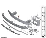 Original BMW G20 G21 Bumper Carrier Bemper Depan Crossmember 51117422219 - Image 4