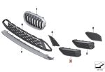 Original BMW F48 X1 X-Line Gril Air Intake Grill Bemper KIRI 51117453989 - Image 5