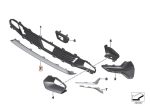 Original BMW G20 Sport Trim Cover Lis Bawah Bemper Depan 51117471512 - Image 6