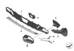 Original BMW G20 Sport Trim Cover Air Duct Selongsong Rem Depan KIRI - Image 5