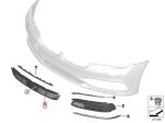 Original BMW G11 G12 730Li Gril Air Intake Grill Bemper TENGAH - Image 5