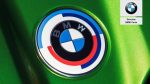Original BMW G80 M3 G82 G83 M4 50 Years M Emblem Logo Kap Mesin Depan