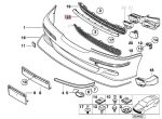 Original BMW E39 540i Style M Tech T Bar Lis Grill Bemper Depan - Image 6