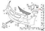 BMW E63 E64 M6 Brake Air Duct Selongsong Rem Depan KANAN 51117898200 - Image 5