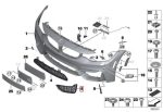 Original BMW F80 M3 F82 F83 M4 Gril Air Intake Grill Bemper Depan KIRI - Image 5