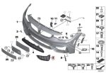 Ori BMW F80 M3 F82 F83 M4 Gril Air Intake Grill Bemper Depan KANAN - Image 4