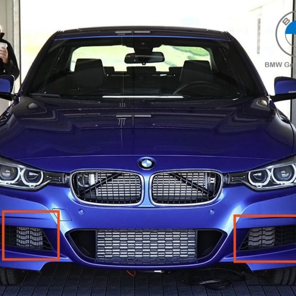 BMW F30 M Sport M Race Grill Bemper Fog Light Delete Lampu Kabut SET