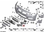 BMW F30 M Sport M Race Grill Bemper Fog Light Delete Lampu Kabut SET - Image 4