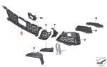 Original BMW G20 G21 M Sport Gril Air Intake Grill Bemper Depan Tengah - Image 4