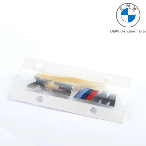 Original BMW F97 X3M Emblem untuk Grill Depan Kiri 51118082585